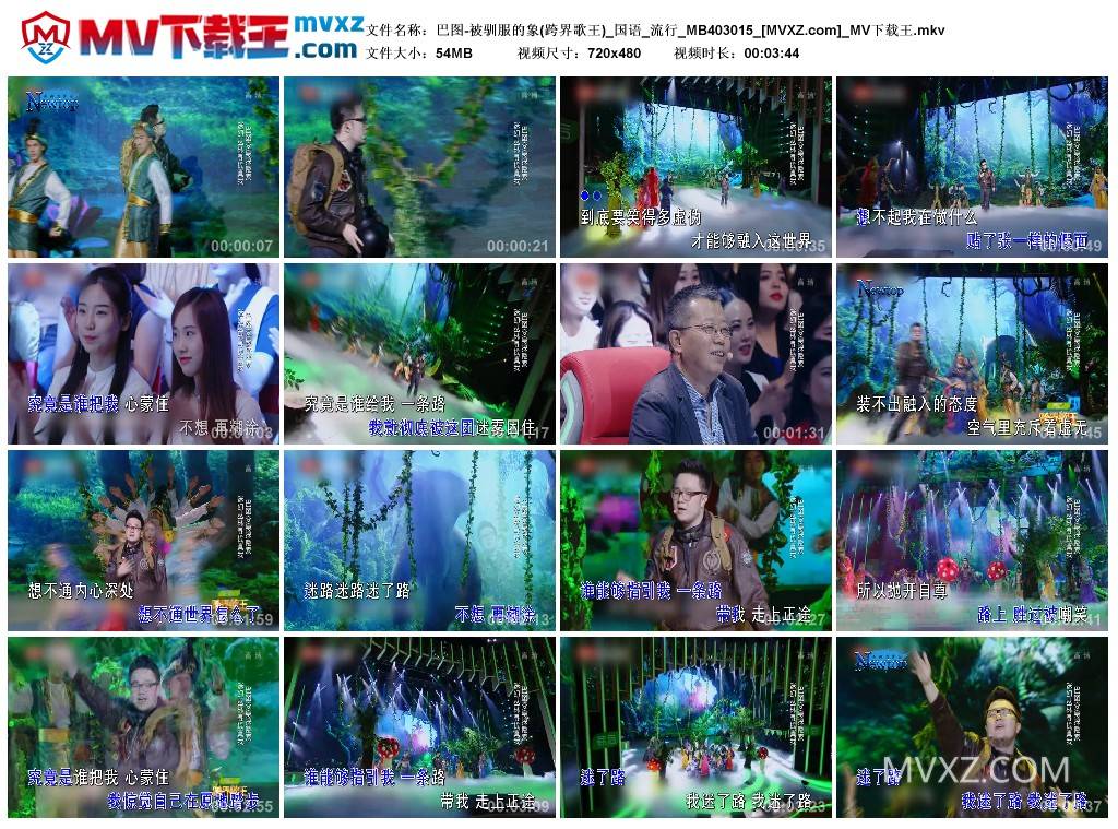 巴图-被驯服的象(跨界歌王)_国语_流行_MB403015